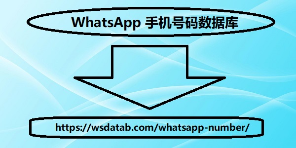 WhatsApp 手机号码数据库